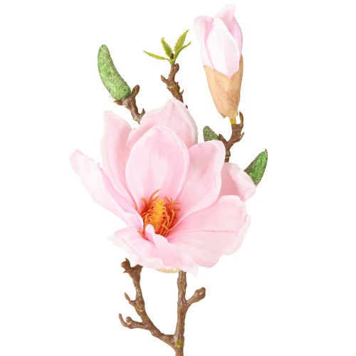 Artikel Magnolia Pink Kunstig Blomst Kunstig Blomstergren H40cm 2stk