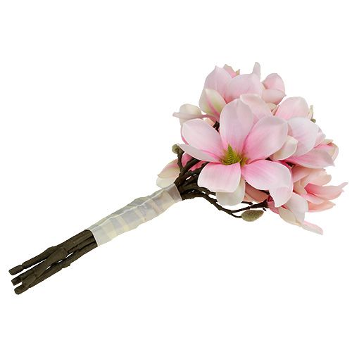 Floristik24 Magnolia bundt pink 40cm 5stk