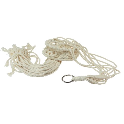 Artikel Makrame hængende dekorationscreme i boho stil Ø12cm H79cm