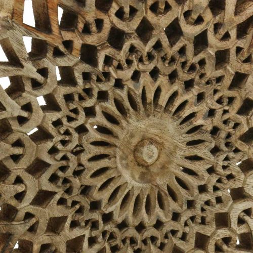 Floristik24 Mandala til ophæng, vægdekoration, sommer, trædekoration natur Ø30cm