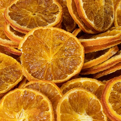 Artikel Mandarin skiver tørret naturlig dekoration jul 500g