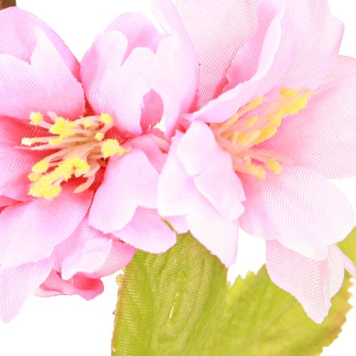 Artikel Kunstigt mandeltræ i potte med lyserøde blomster H28cm