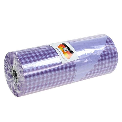 Artikel Manchetter Papir Check Lilla 25cm 100m