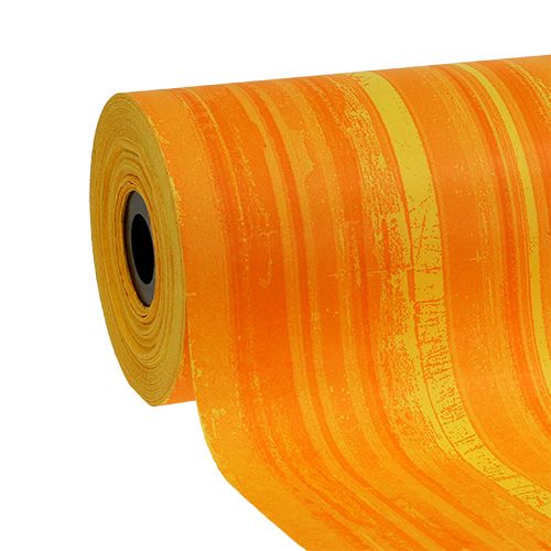 Manchetpapir 25cm 100m gul/orange