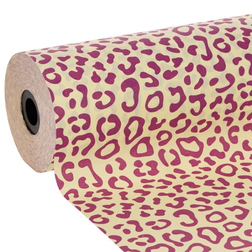 Manchetpapir, leopardprint, lilla, 25 cm, 100 m købe | Floristik24.dk