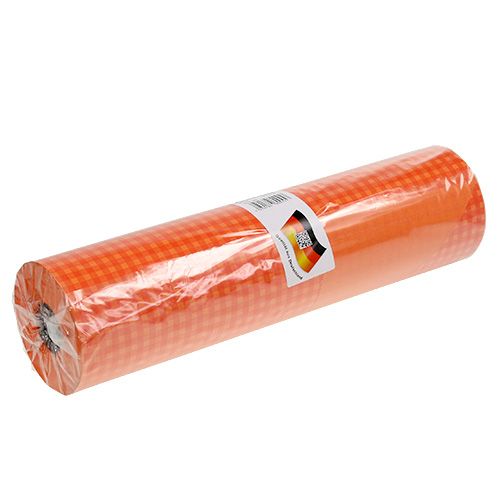 Artikel Manchetpapir 37,5 cm Orange Check 100m