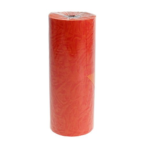 Floristik24 Manchetpapir orange-rød 25cm 100m