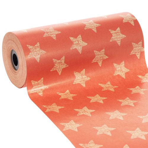 Manchetpapir med stjerner, rulle til blomsterartikler, 25 cm x 100 m købe | Floristik24.dk