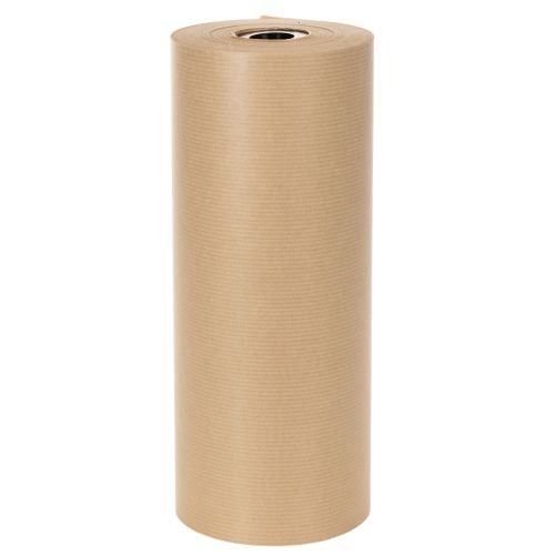 Naturlig kraftpapir manchetpapirrulle 25 cm 100 m dekorativt papir | Floristik24.dk