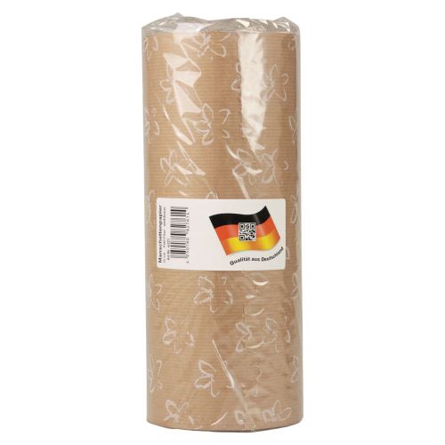 Floristik24 Manchetpapir silkepapir naturlige blomster 25cm 100m