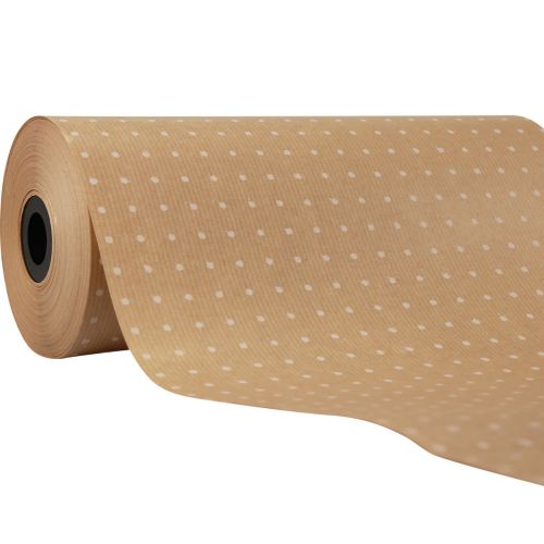 Artikel Manchetpapir silkepapir naturlige prikker 25cm 100m