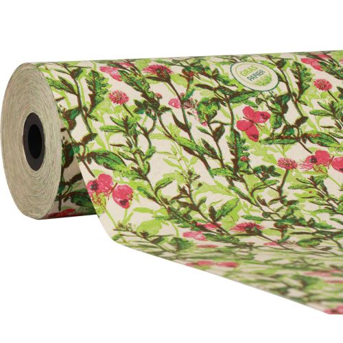 Floristik24 Manchetpapir eng silkepapir græspapir 25cm 85m