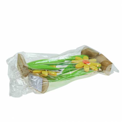 Floristik24 Filtblomst gul 27cm 4stk