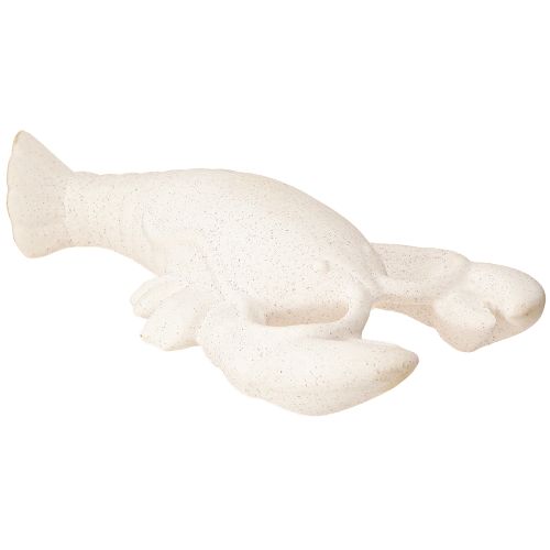 Artikel Maritim Dekoration Keramisk Figur Hummer Hvid 26,5×13×5cm