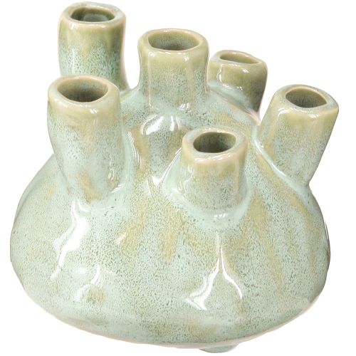 Artikel Maritim Dekorationsvase Coral Optik Lysegrøn Ø11,5cm H10cm