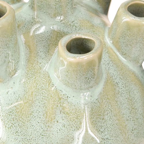 Artikel Maritim Dekorationsvase Coral Optik Lysegrøn Ø11,5cm H10cm