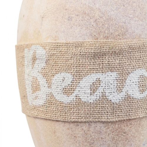Floristik24 Maritim dekorationsbøje, hængende dekorationsbøje “Beach” 27×8,5cm
