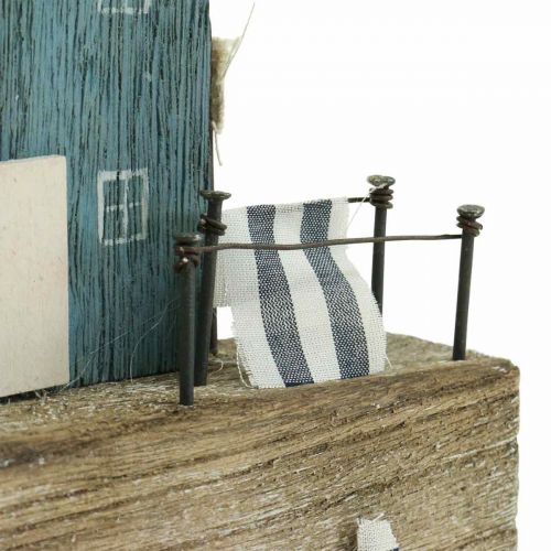 Artikel Maritim trædekoration havnepromenade Shabby Chic H25,5cm