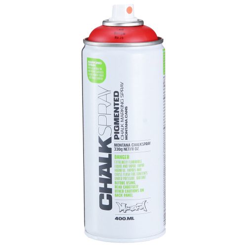 Markeringsspray i rød kalkmalingsspray Montana 400ml