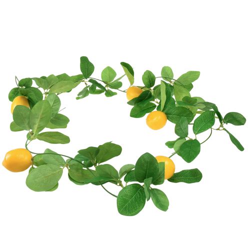 Floristik24 Middelhavet dekoration guirlande citron dekoration kunstig 165cm