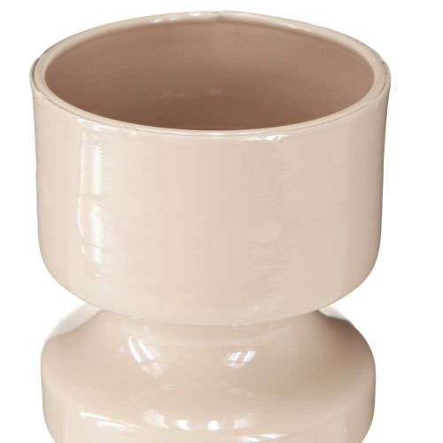 Artikel Metal Blomstervase Cappuccino Brun Emalje Ø9cm H17,5cm
