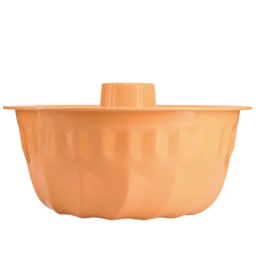 Artikel Metal dekorativ bageform Gugelhupf orange Ø23cm H12cm