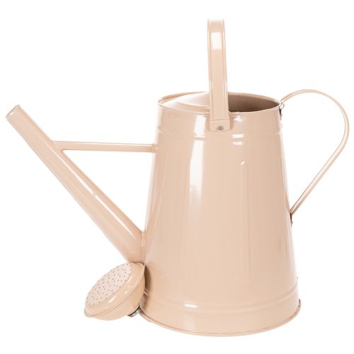 Dekorativ vandkande i metal, sandfarvet vintage design, til planter og tørrede blomster, 50×22,5×39 cm | Floristik24.dk