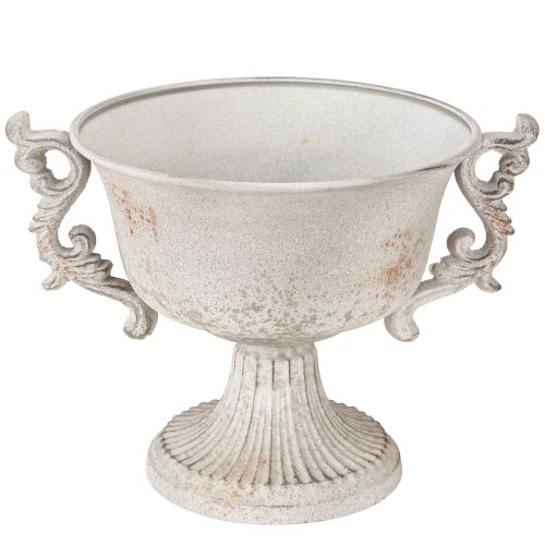 Artikel Metal dekorative trofæ med håndtag vintage grå rust H18,5cm