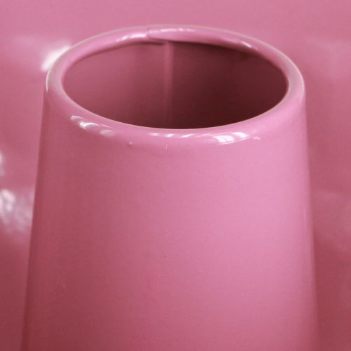 Artikel Metal dekorativ skål bageform Gugelhupf pink Ø23cm H12cm