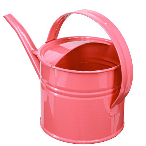 Artikel Metal vandkande dekorativ pink urtepotte 28x13x17cm 1,25l