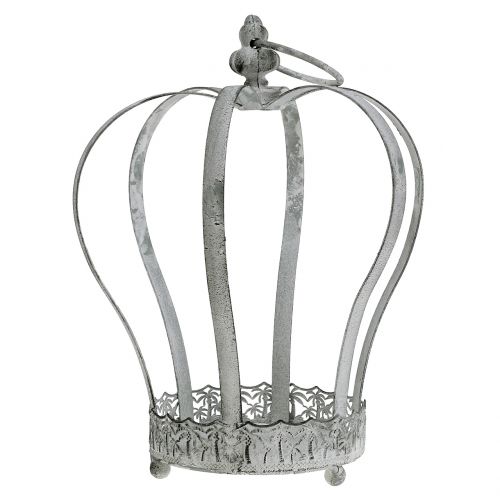 Floristik24 Metalkrone til dekoration Ø20,5cm H26cm