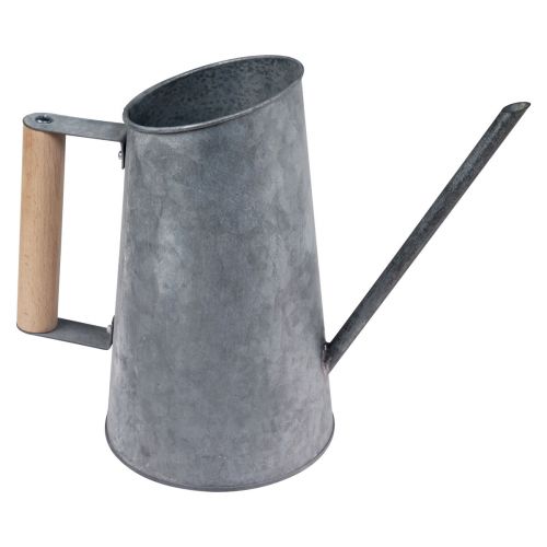 Artikel Metal dekorativ vandkande dekorativ vase med håndtag zink look 21,5cm