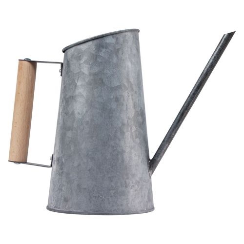 Artikel Metal dekorativ vandkande dekorativ vase med håndtag zink look 21,5cm