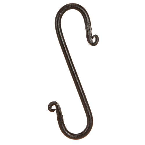 Artikel Metalkrog S krog til dekoration i sort 8cmx15cm 2stk