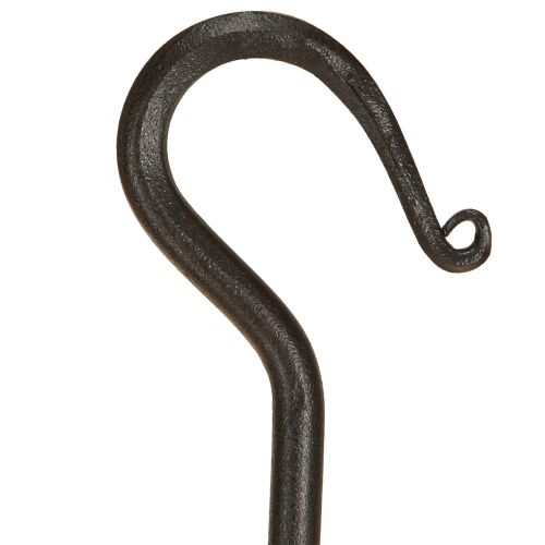 Artikel Metalkrog Sort krog til pynt til ophæng 21cm 2stk