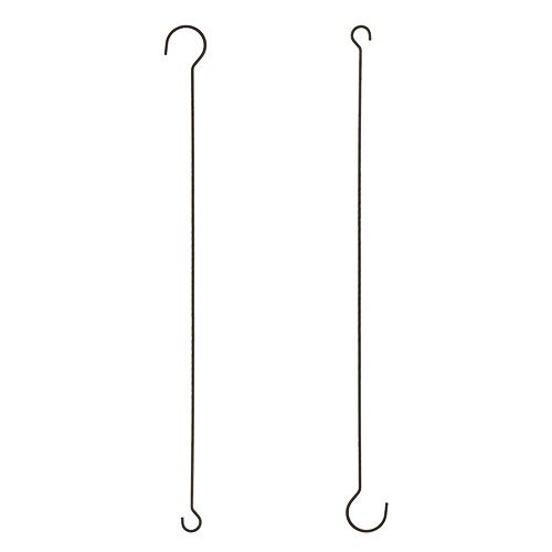 Floristik24 Metal kroge brun 35cm 12stk