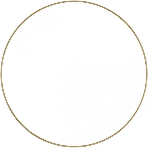 Metalring dekorering Scandi ring deco loop guld Ø30,5cm 6stk