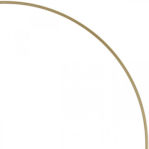 Artikel Metalring Dekorativ Ring Scandi Ring Dekorativ Løkke Guld Ø20,5cm 6 stk