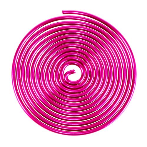 Metal snegletråd snegle pink 2mm 120cm 2stk