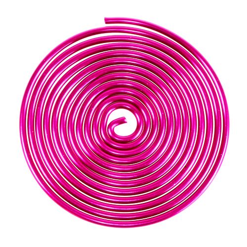 Floristik24 Metal snegletråd snegle pink 2mm 120cm 2stk