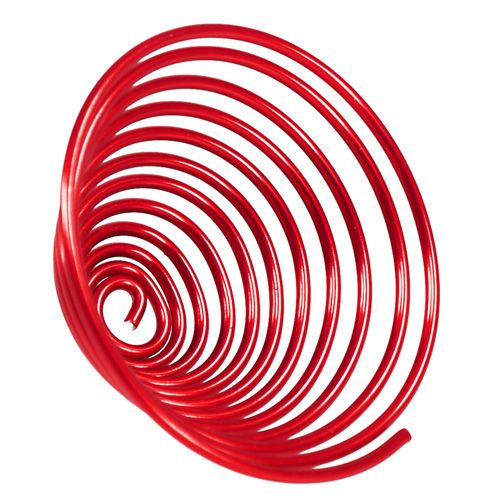 Floristik24 Aluminium wire skrue metal skrue rød 2mm 120cm 2stk