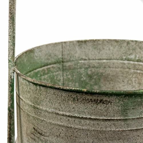 Floristik24 Metalstativ med plantekasser grå, grøn H68cm