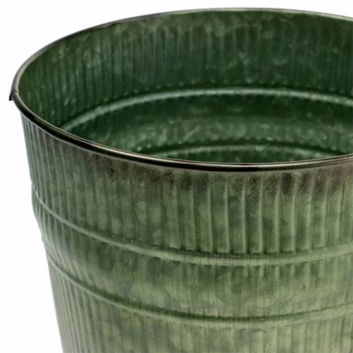 Floristik24 Plantekrukke orange, brun, grøn Ø17cm H16,5cm sæt med 3 stk