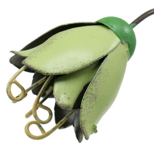 Floristik24 Blomsterknap metal tulipan 34cm 3stk