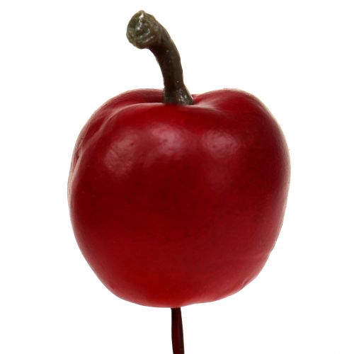 Mini æble på tråd Ø2,5cm 48p