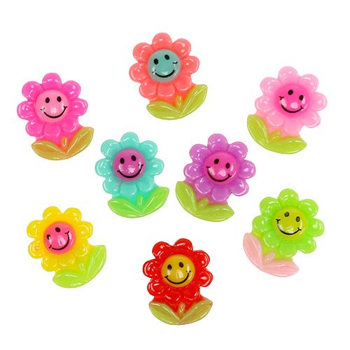 Floristik24 Miniblomster til limning 2cm 24 stk