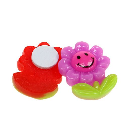 Floristik24 Miniblomster til limning 2cm 24 stk