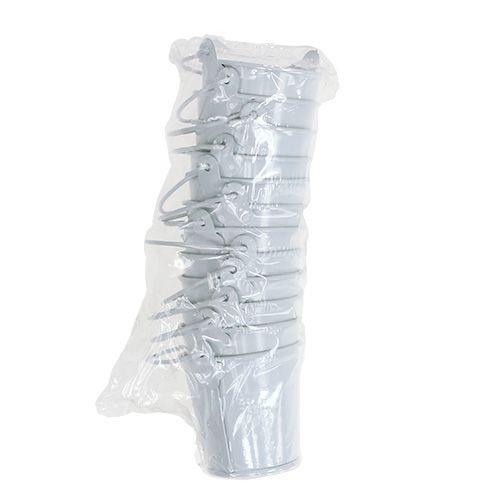 Floristik24 Minispand hvid Ø6cm H6cm 12p