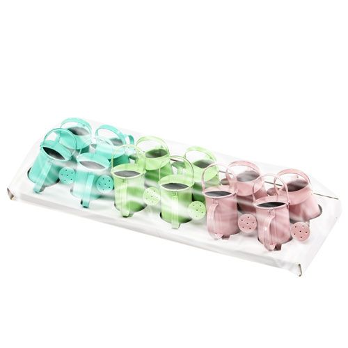 Floristik24 Mini vanding dåser pastel sortiment. Ø4cm 12p