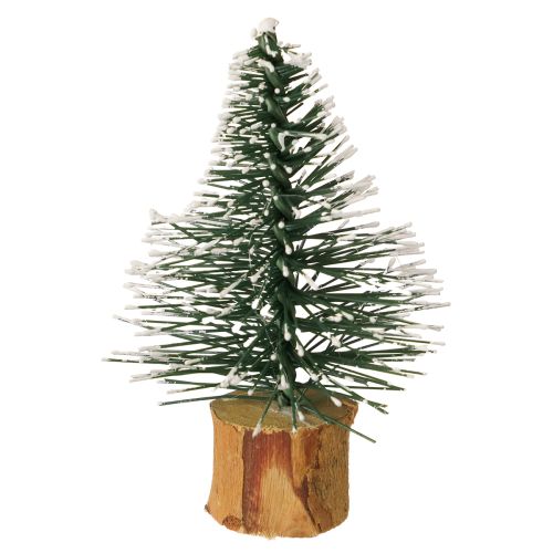 Floristik24 Mini grantræer snedækket vinterskov Ø5cm H8cm 12 stk